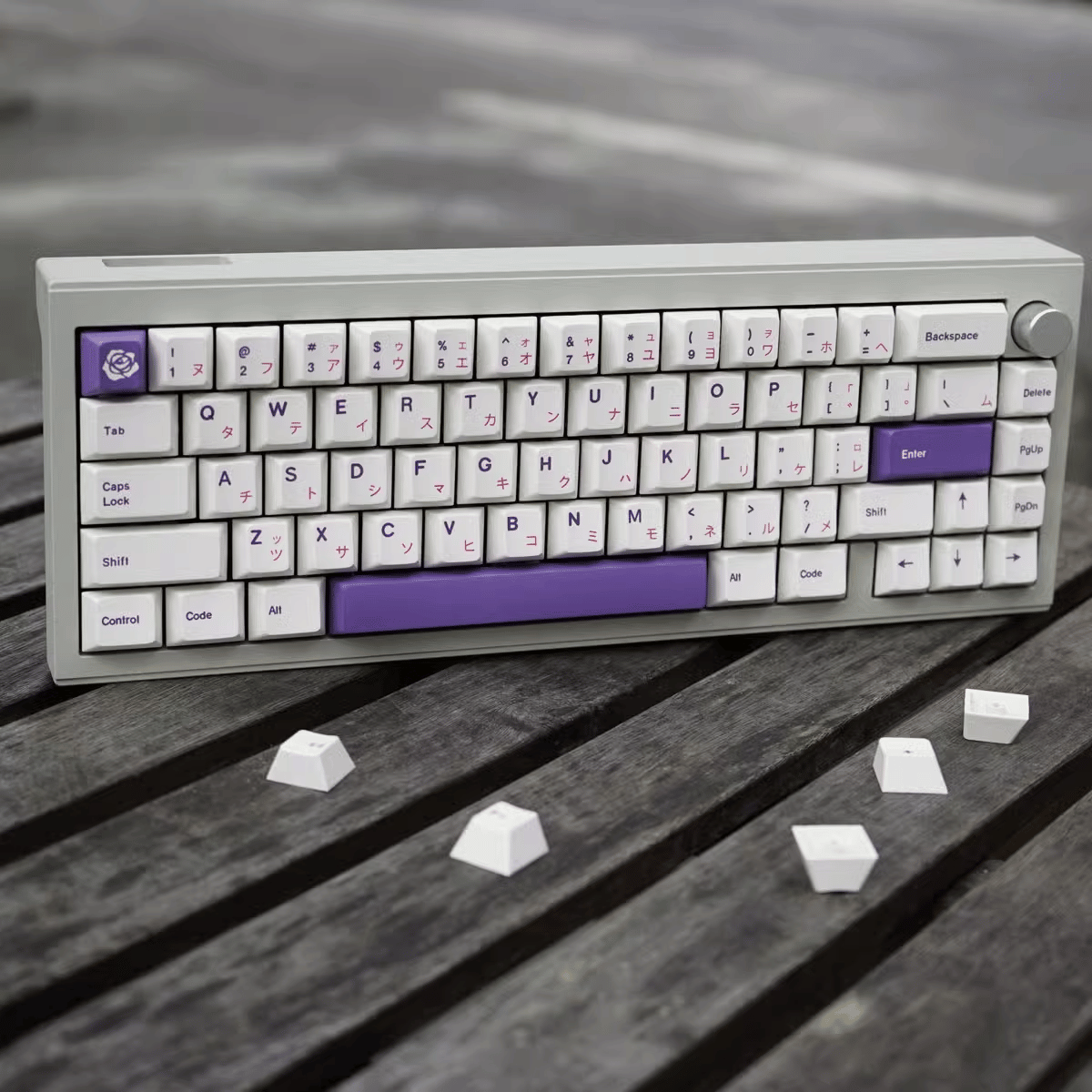 Keycap CMK PBT Purple Rose