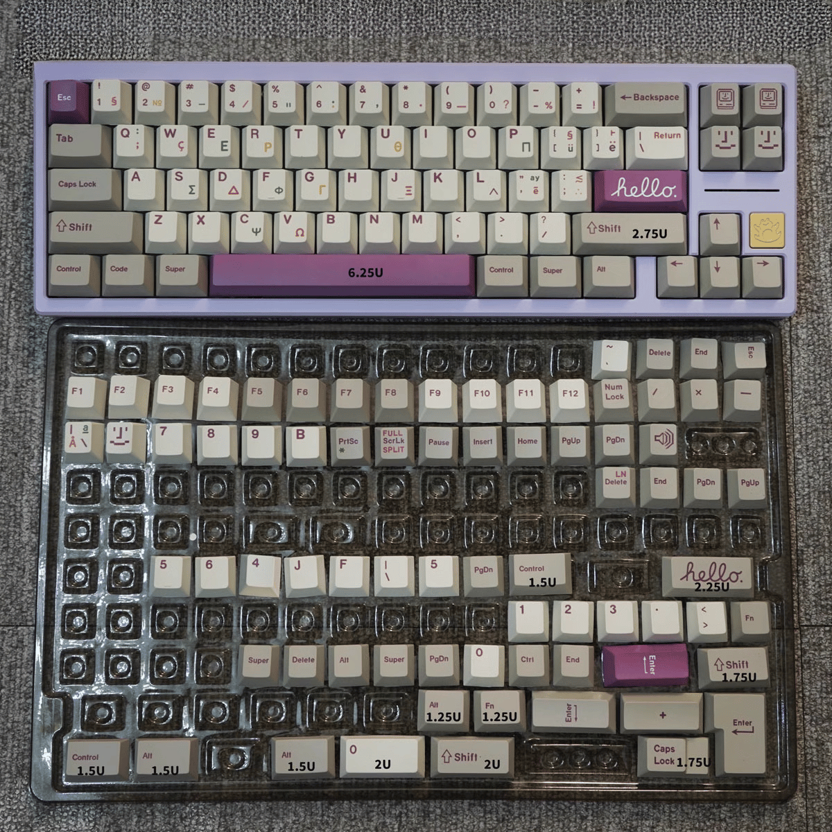 Keycap CMK PBT Purple Geek