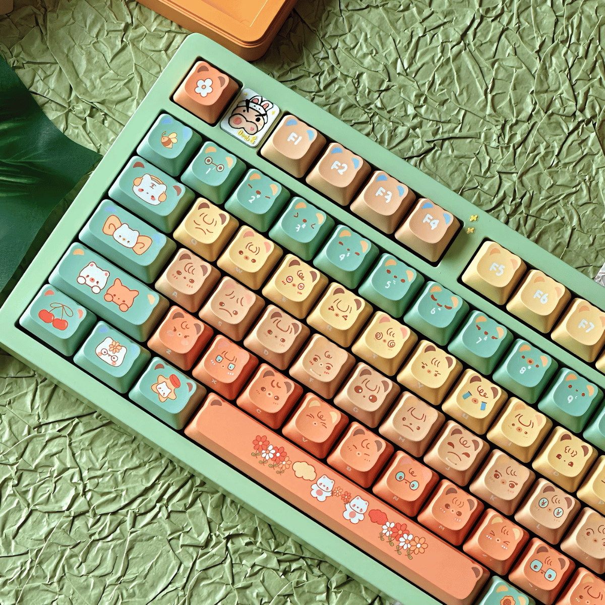 Keycap NDN Citrus Bear PBT Dye-sub PDA Profile