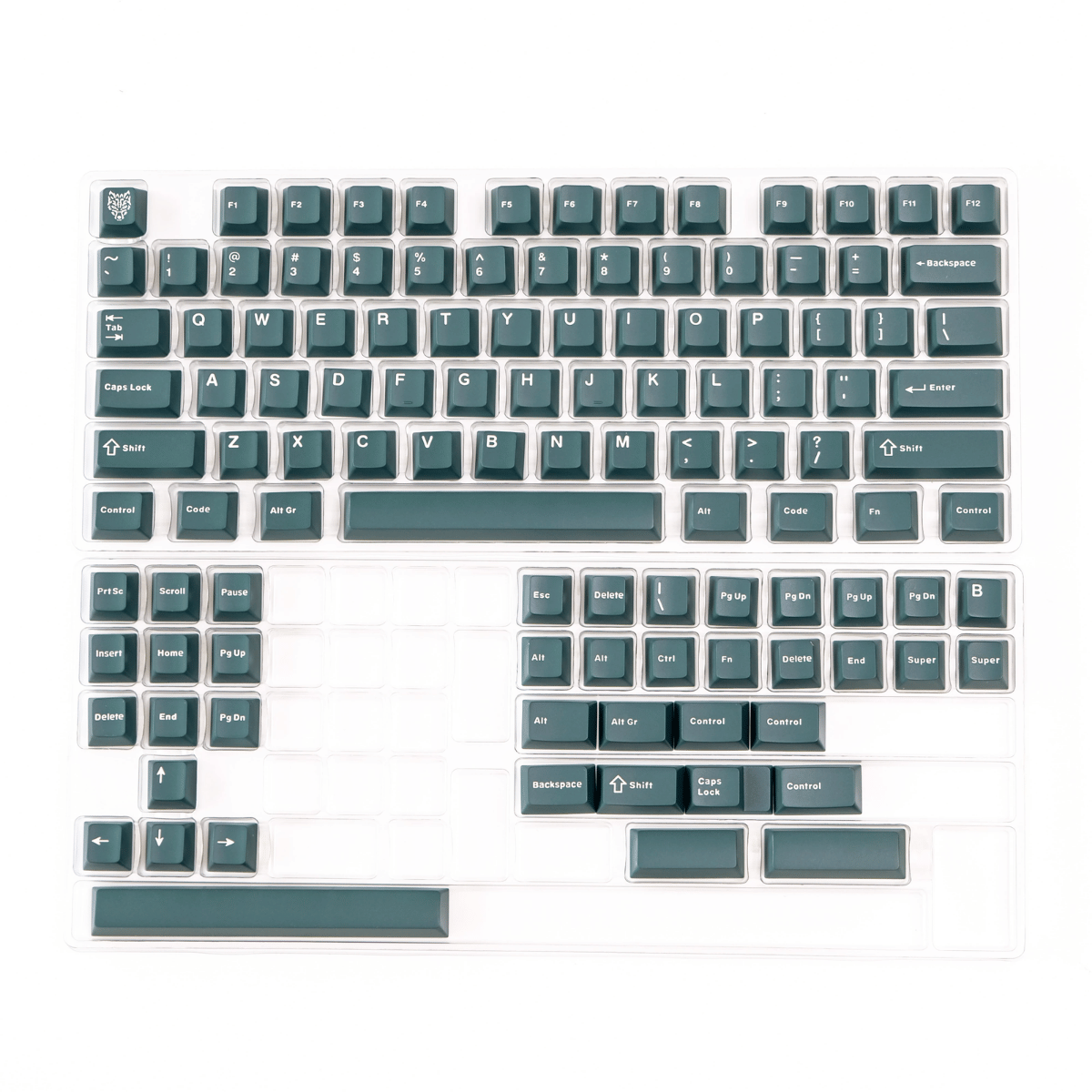 Keycap Aifei ABS Retro Mixed Light R2 ABS Double-shot Cherry Profile