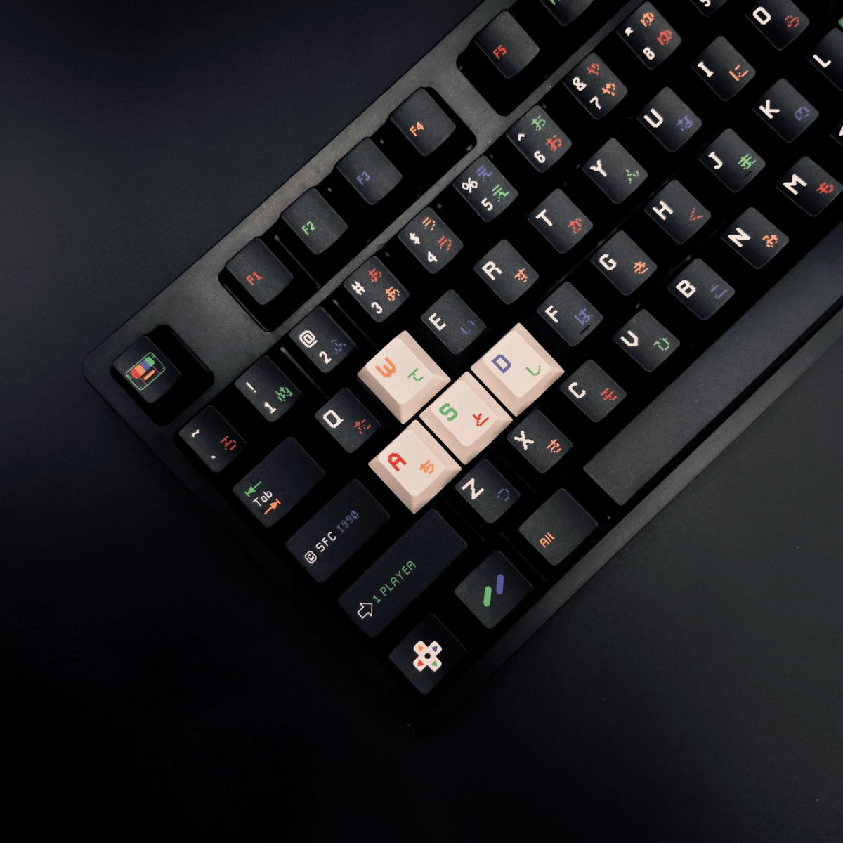 Keycap NDN Retro Game PBT Dye-sub Cherry Profile