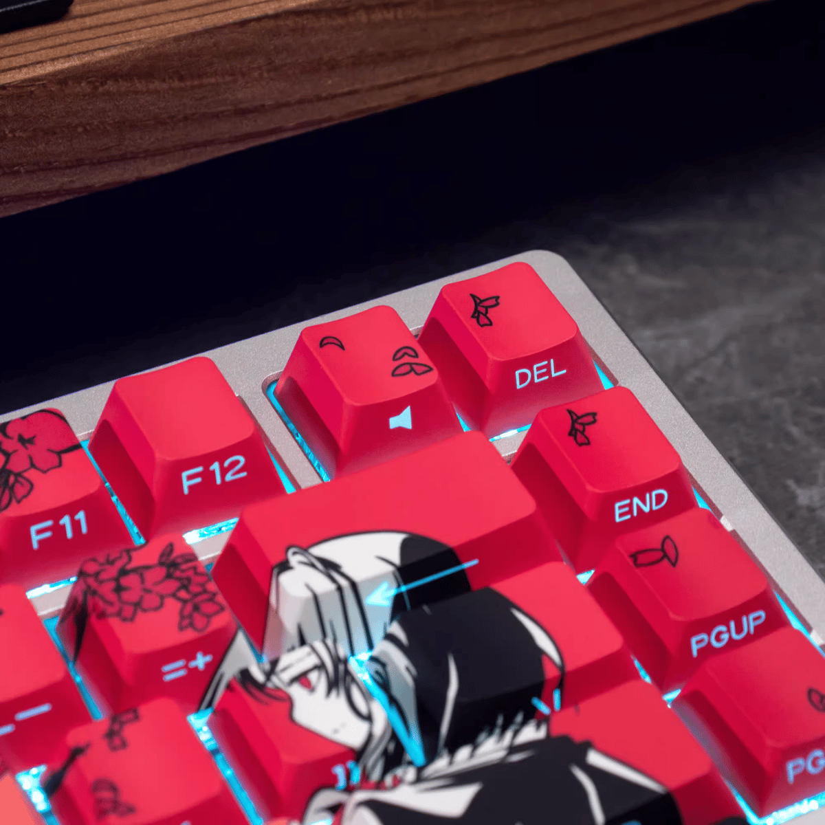 Keycap CMK Makima Sakura PBT Dye-sub Cherry Profile