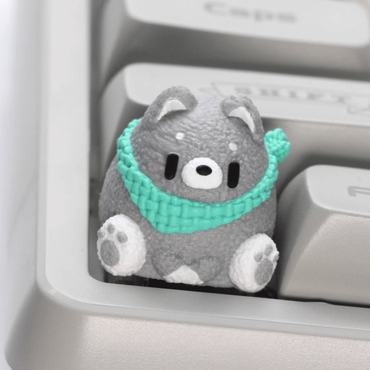 Artisan Bear Wearing A Scarf