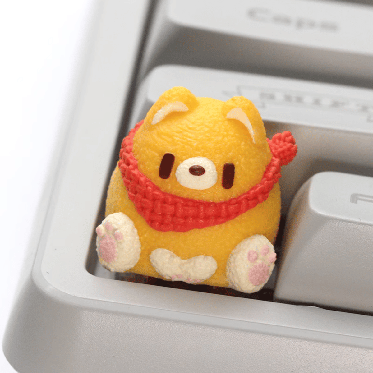Artisan Bear Wearing A Scarf
