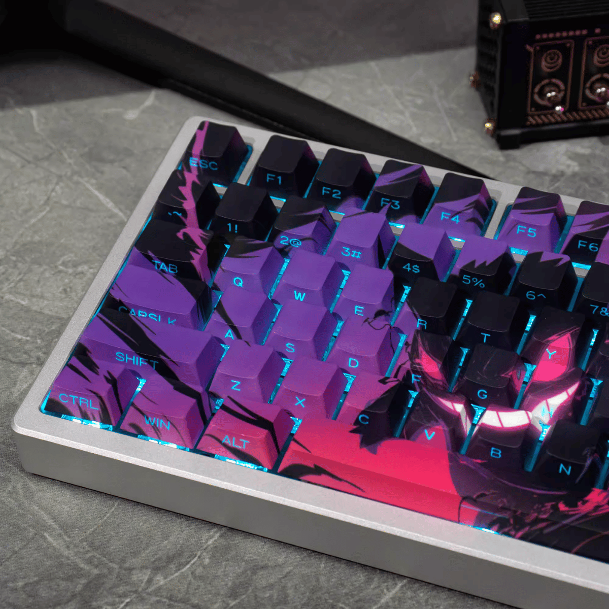 Keycap CMK Pokémon Gengar PBT Dye-sub Cherry Profile