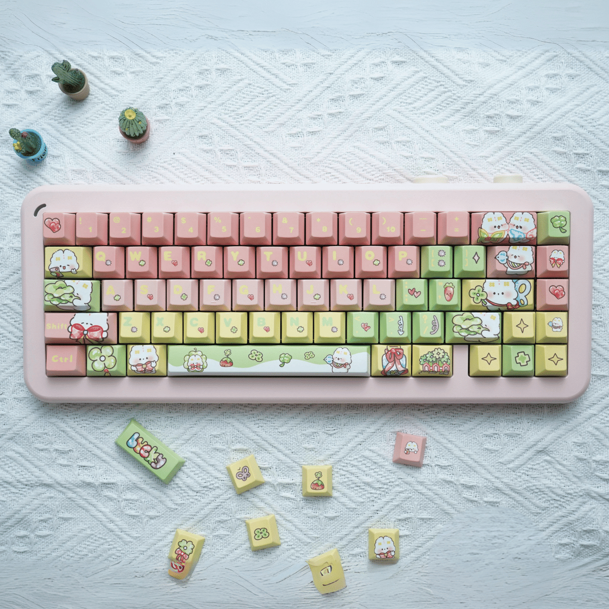 Keycap Lucky Bunny PBT Dye-sub Cherry Profile