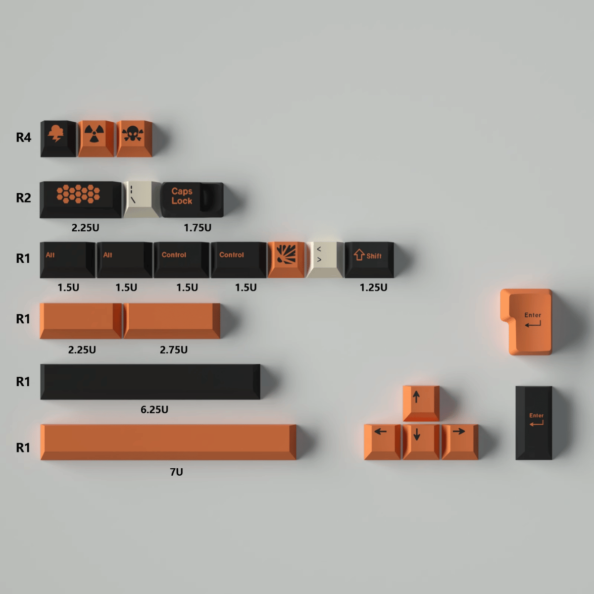 Keycap CMK PBT Carbon PBT Dye-sub Cherry Profile