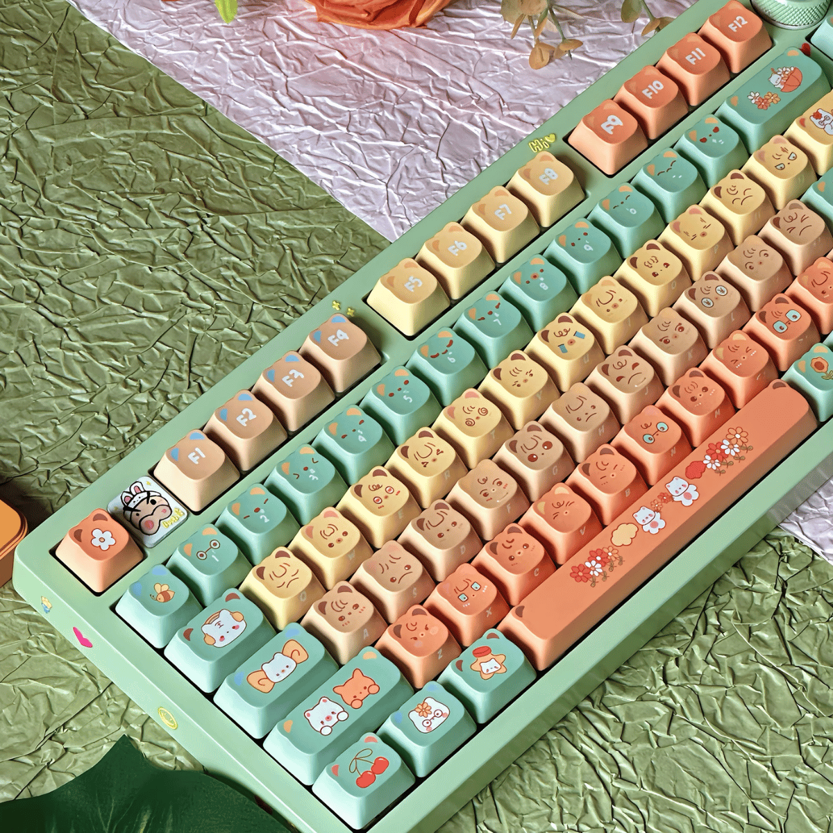 Keycap NDN Citrus Bear PBT Dye-sub PDA Profile