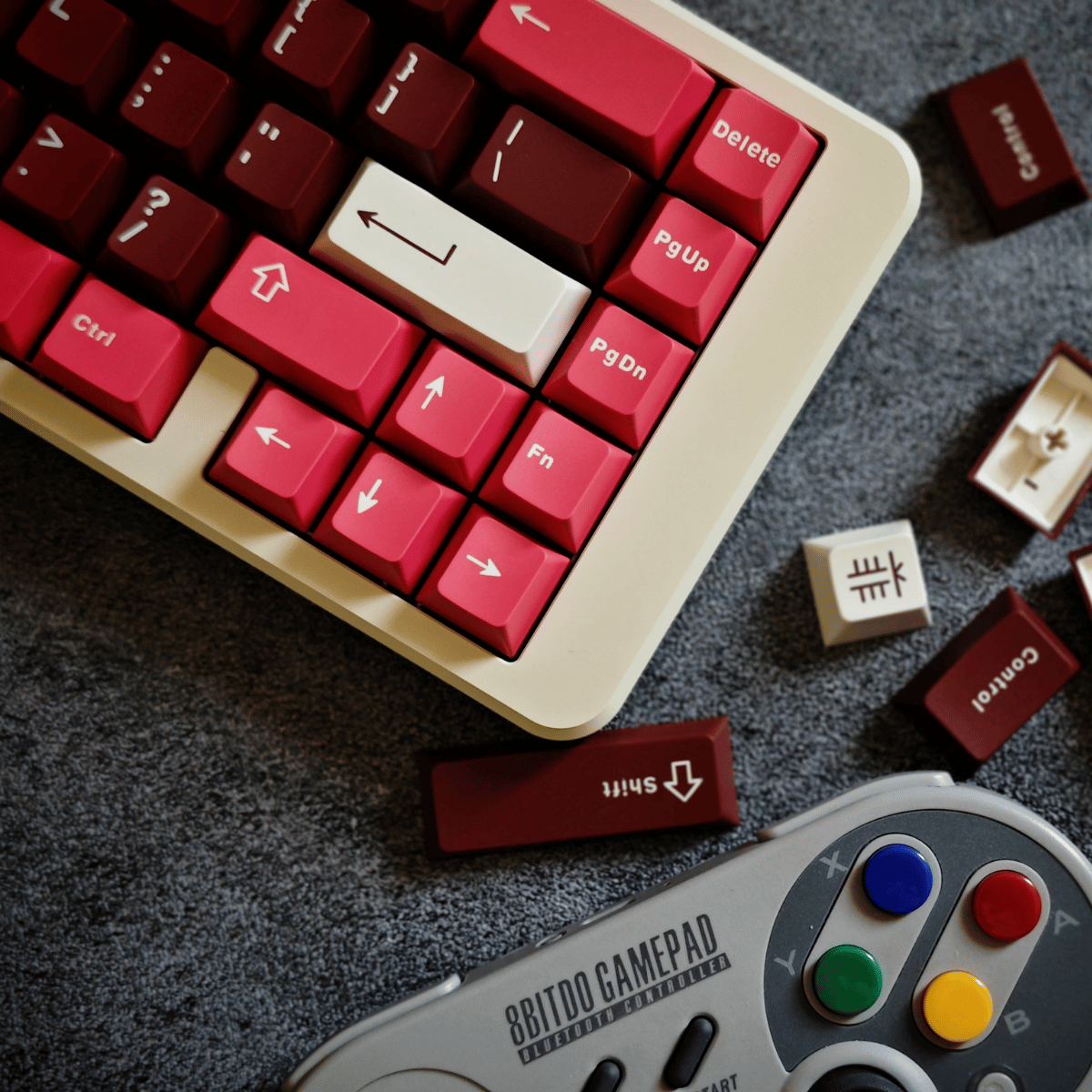 Keycap Aifei ABS Velvet ABS Double-shot Cherry Profile