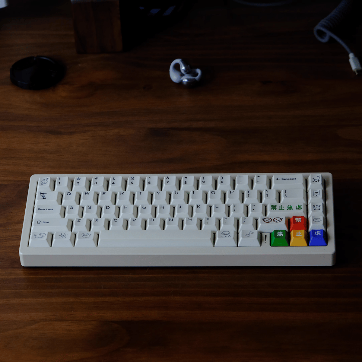 Keycap Puppies PBT Dye-sub Cherry Profile