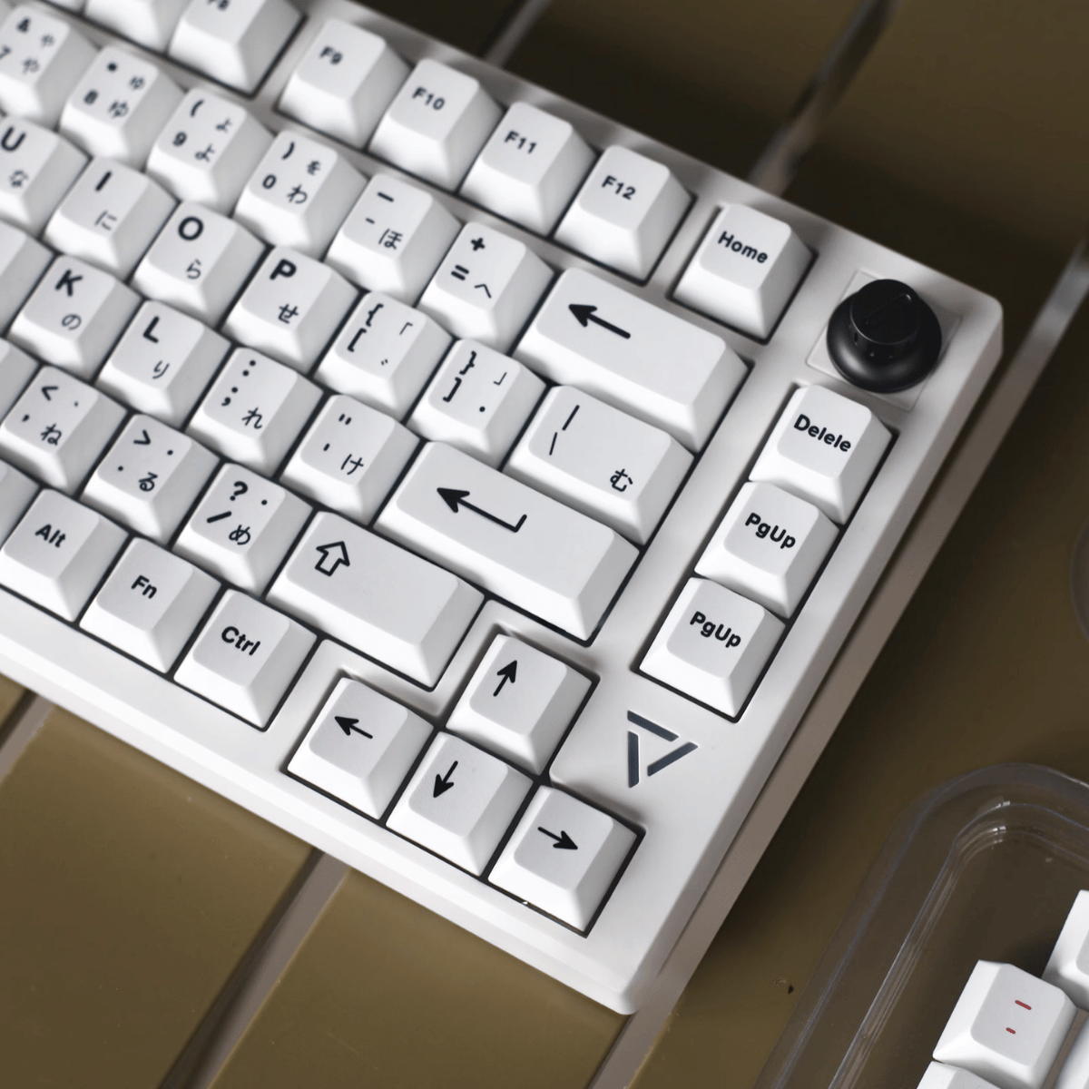 Keycap CMK PBT Black on White Song Ngữ