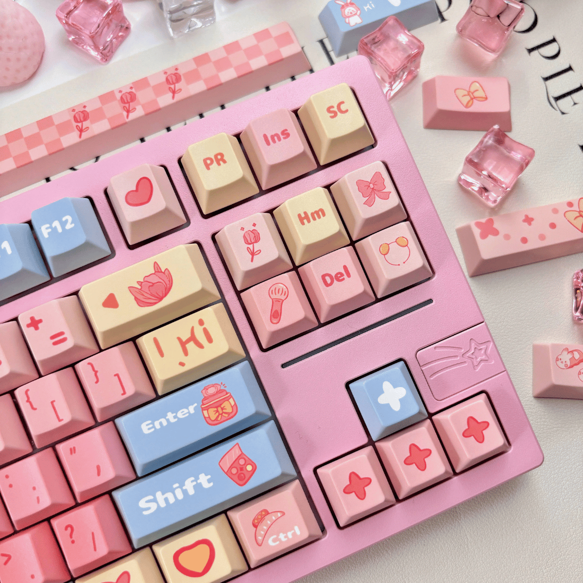 Keycap Lovely Bunny PBT Dye-sub Cherry Profile