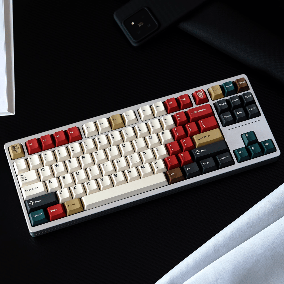 Keycap Aifei ABS Retro Mixed Light R2 ABS Double-shot Cherry Profile