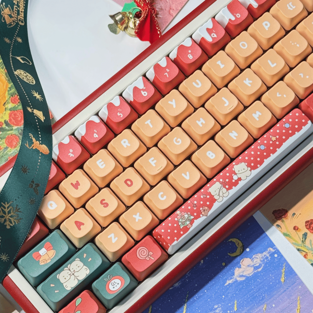 Keycap NDN Christmas Panda PBT Dye-sub PDA Profile