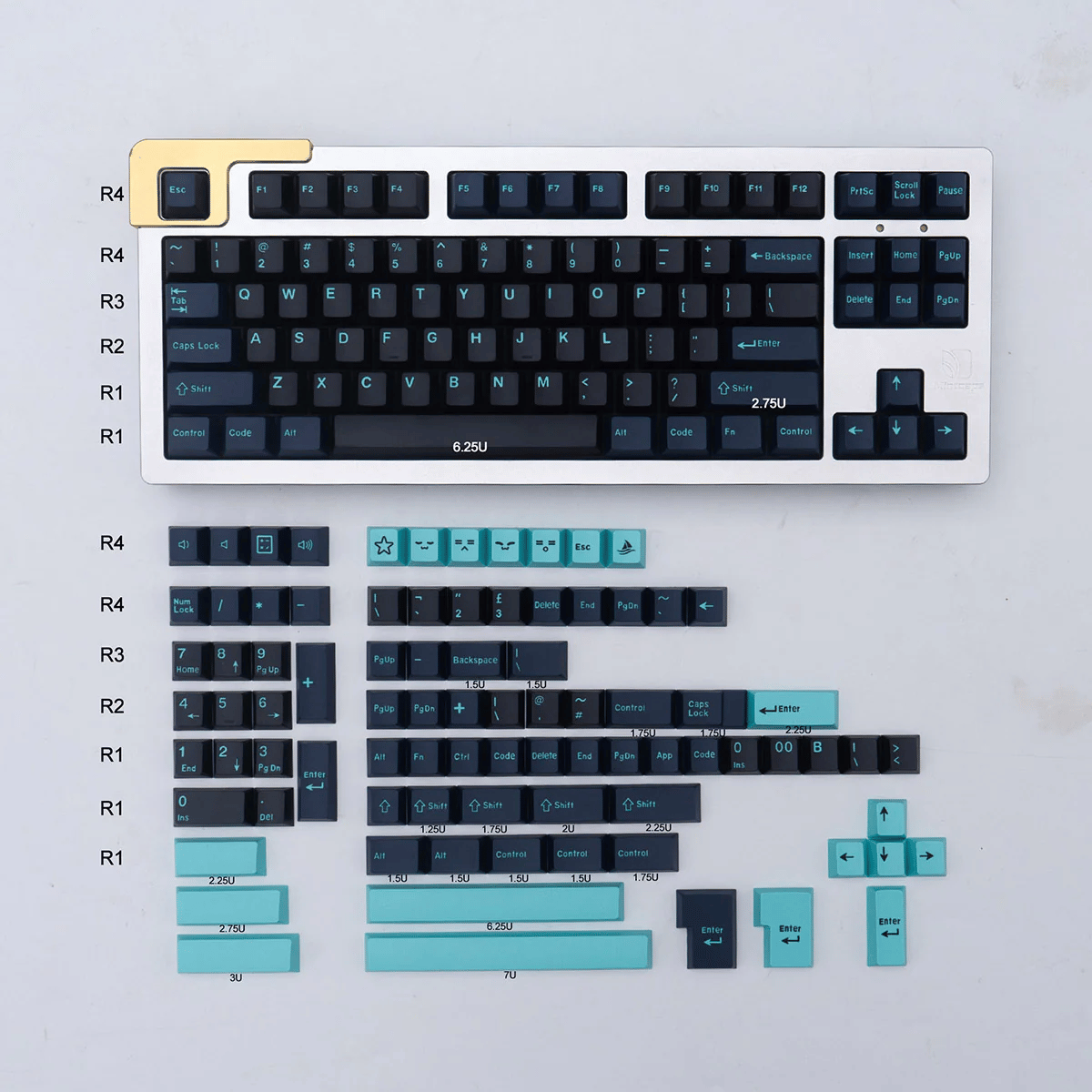 Keycap CMK PBT Dark Hammerhead
