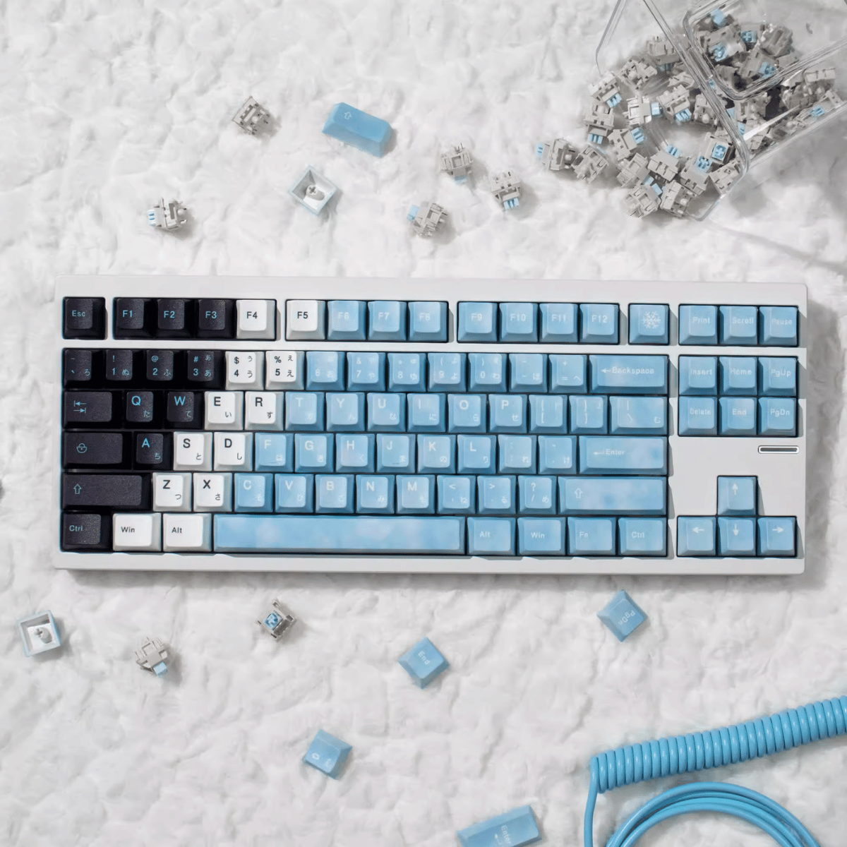 Keycap CMK Zashiki Warashi PBT Dye-sub Cherry Profile