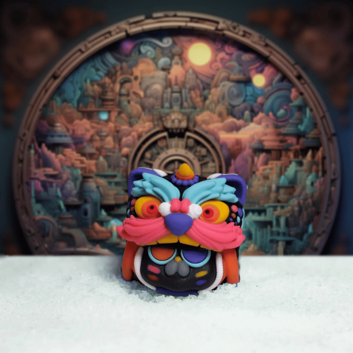 Artisan Zuno Cat Lion Dance