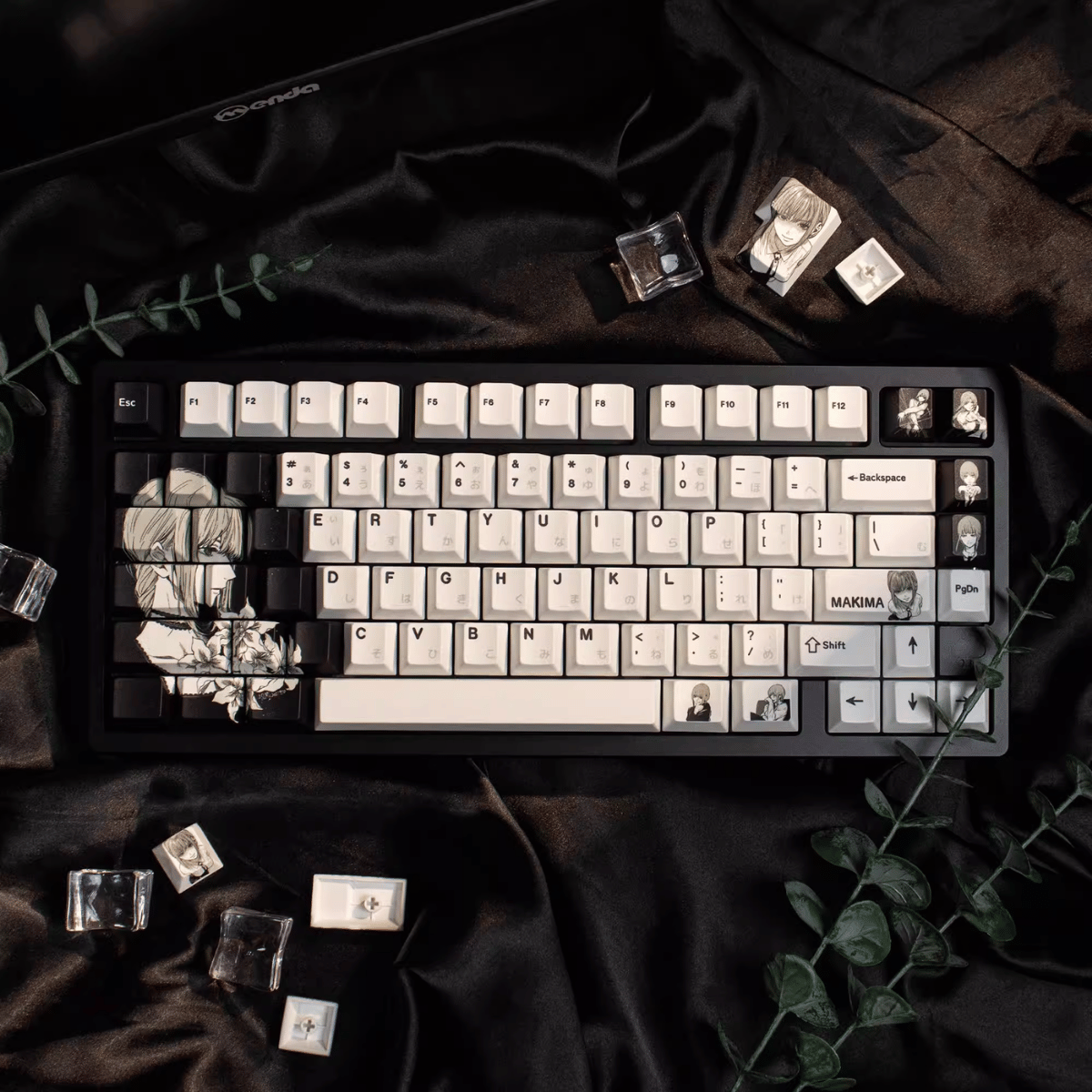 Keycap CMK Makima Flower PBT Dye-sub Cherry Profile
