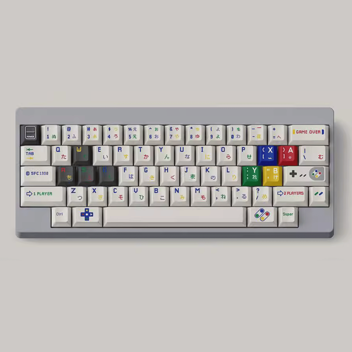 Keycap NDN Retro Game PBT Dye-sub Cherry Profile