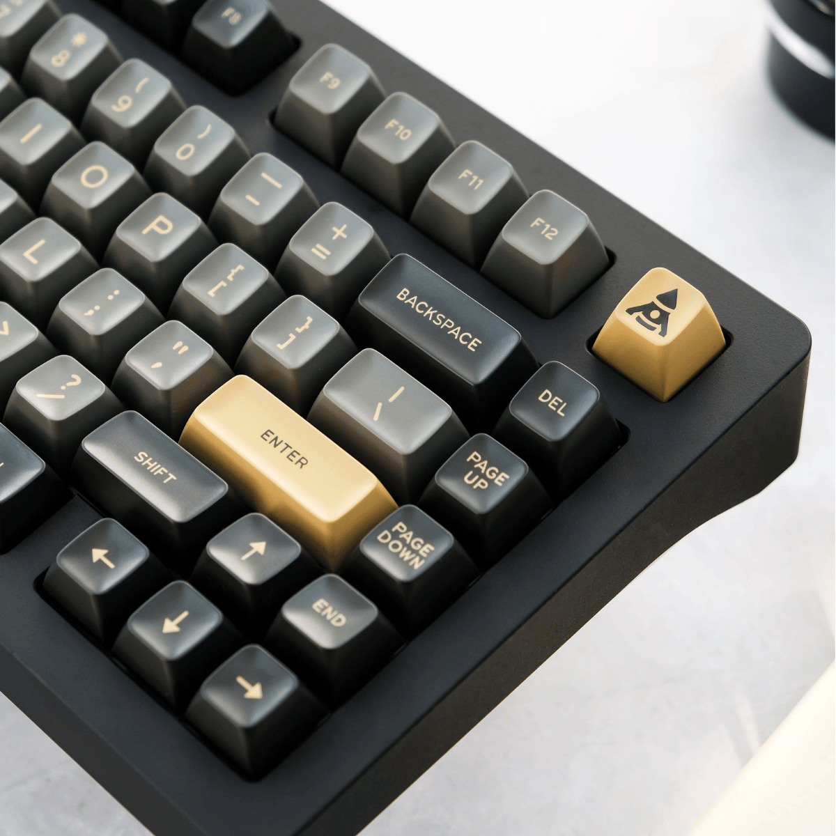 Keycap Aifei ABS Yellow Screen ABS Double-shot SA Profile