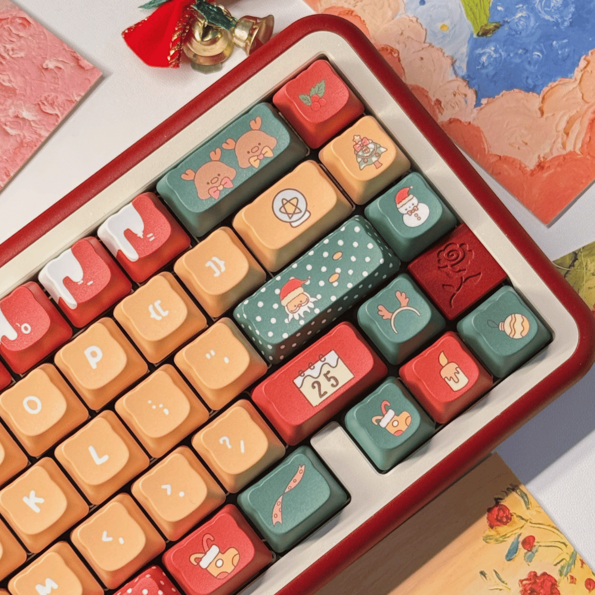 Keycap NDN Christmas Panda PBT Dye-sub PDA Profile