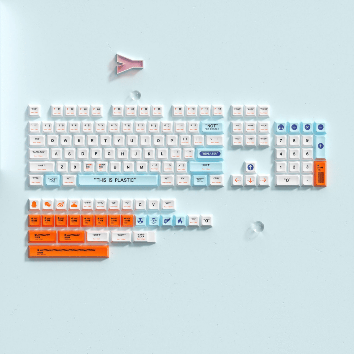 Keycap XDA PBT This Is Plastic