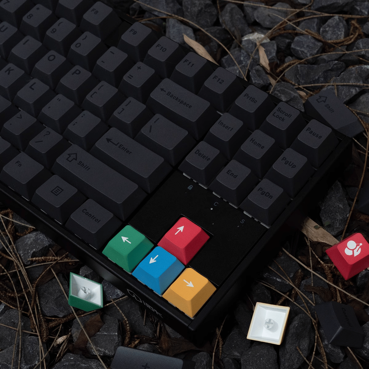 Keycap CMK PBT Black On Gray