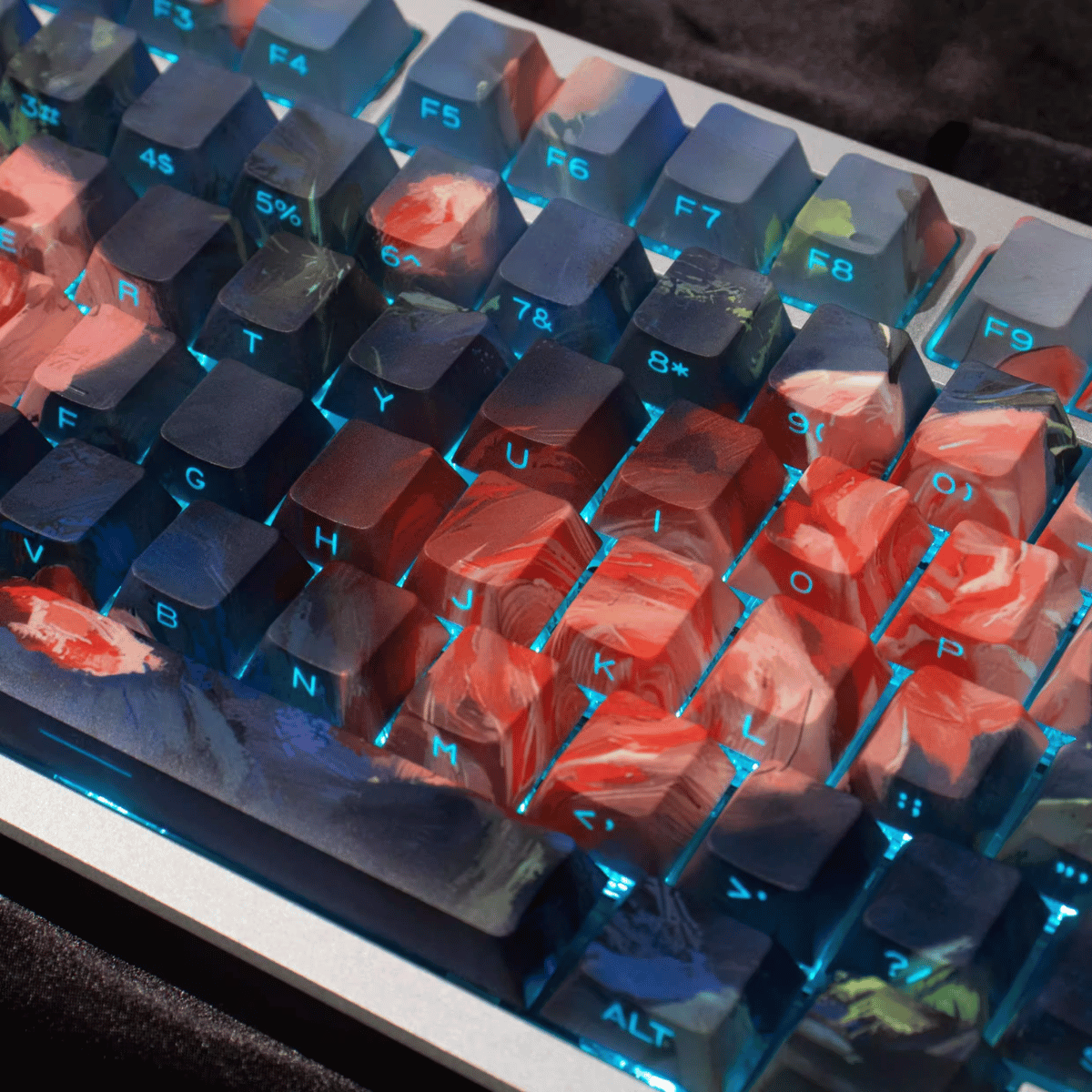 Keycap CMK Rose Garden PBT Dye-sub Cherry Profile