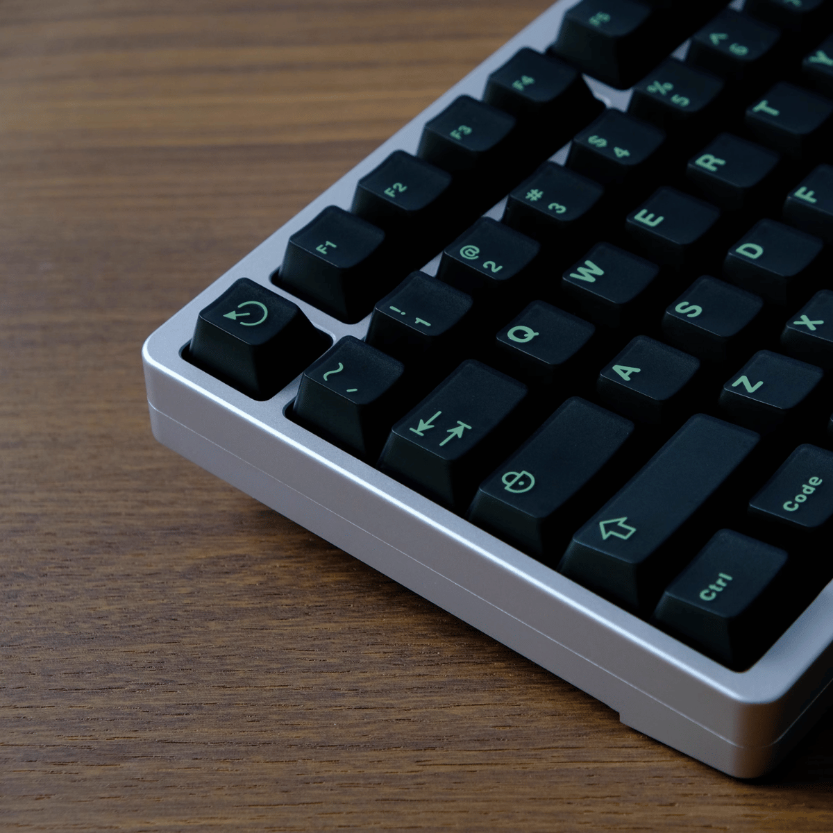 Keycap Aifei ABS Semi-transparent Dark Green ABS Double-shot Cherry Profile