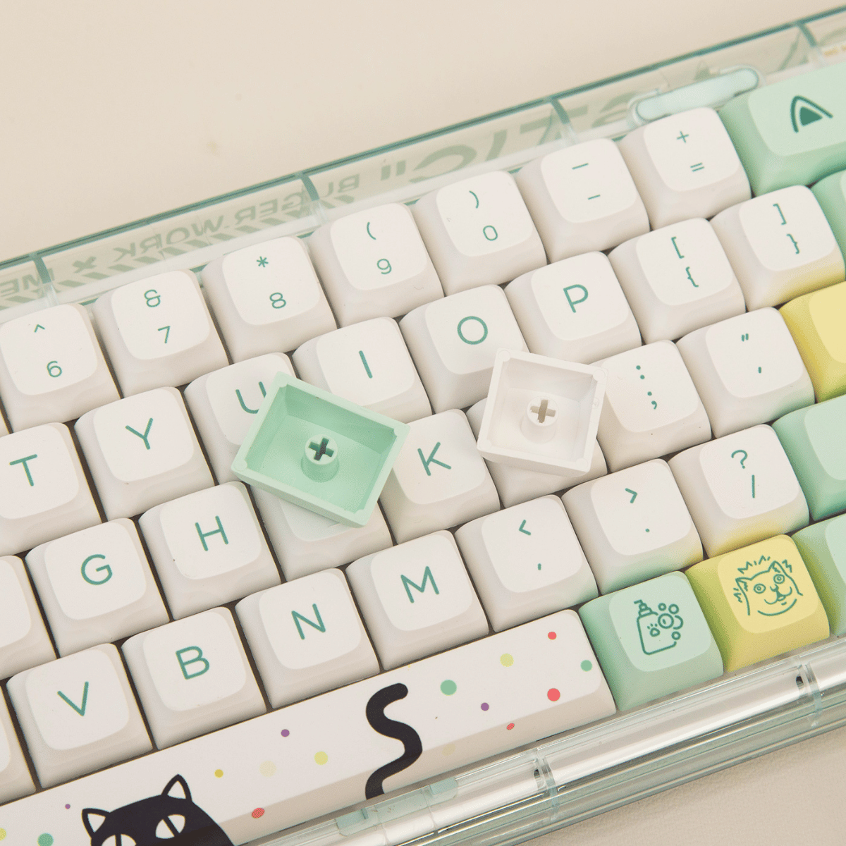Keycap XDA PBT Strange Cat