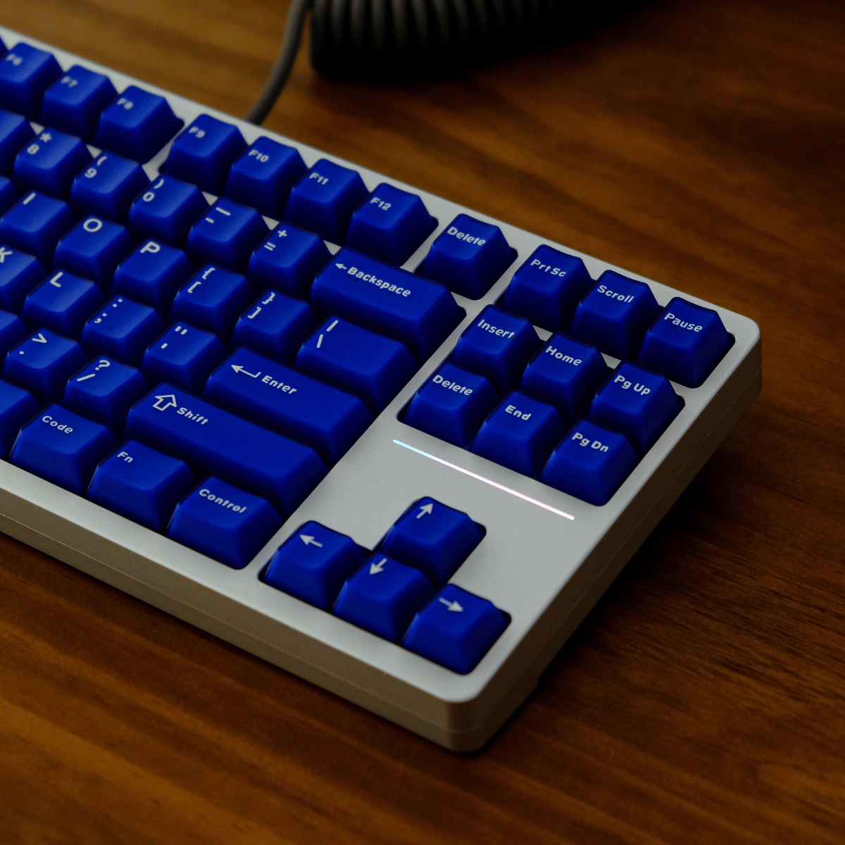 Keycap Aifei ABS Semi-transparent Klein Blue ABS Double-shot Cherry Profile