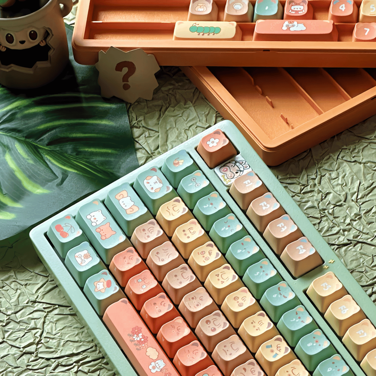 Keycap NDN Citrus Bear PBT Dye-sub PDA Profile