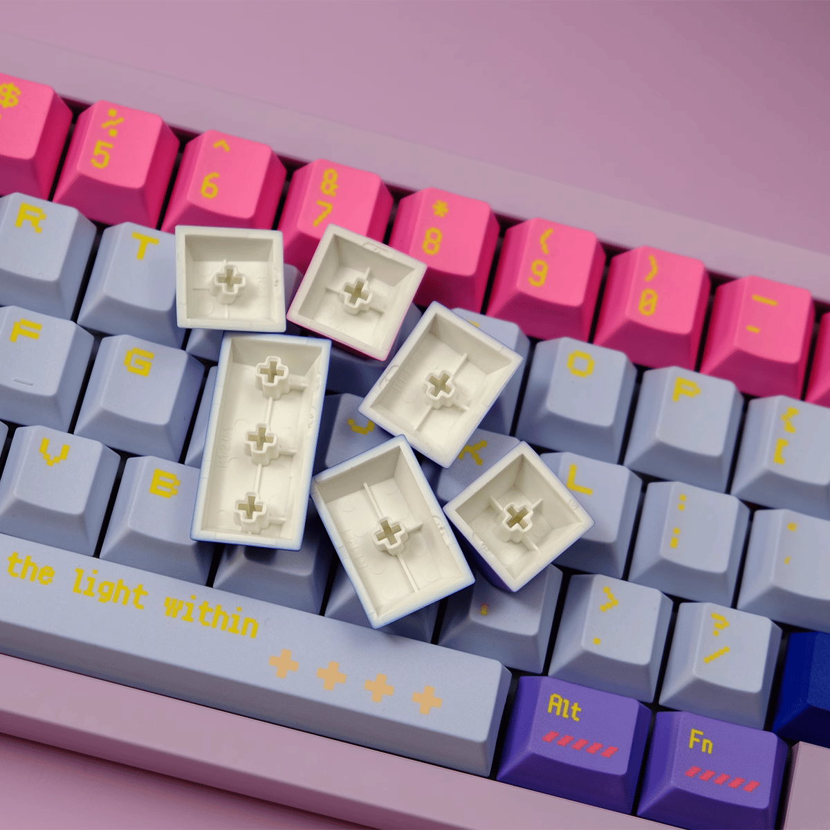 Keycap Pixel Girl PBT Dye-sub Cherry Profile