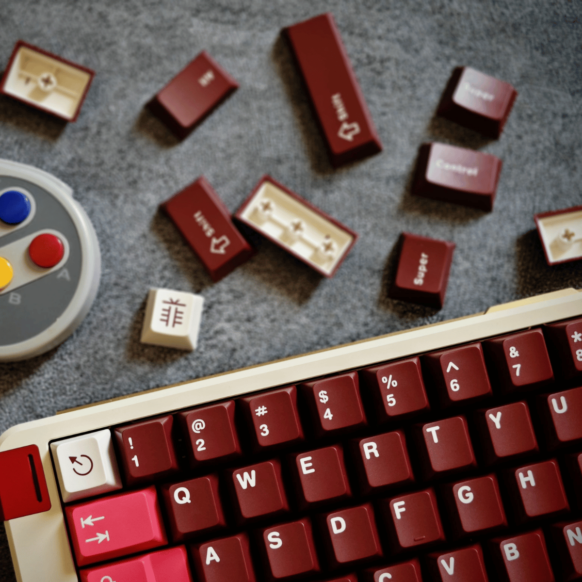 Keycap Aifei ABS Velvet ABS Double-shot Cherry Profile