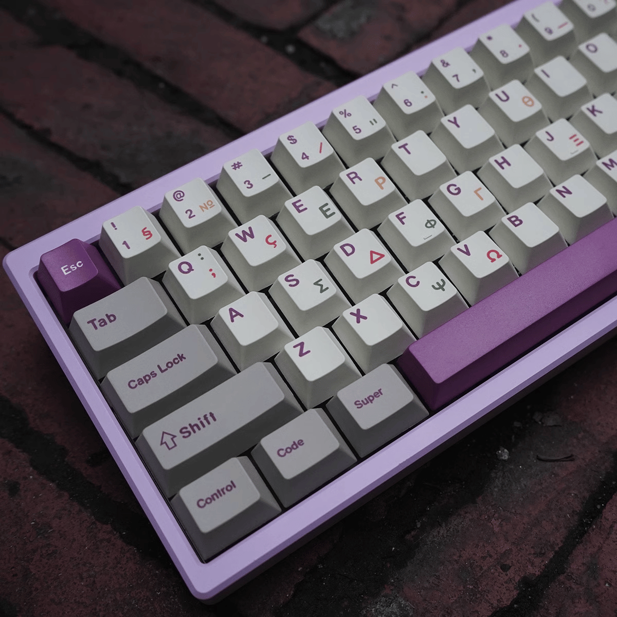 Keycap CMK PBT Purple Geek