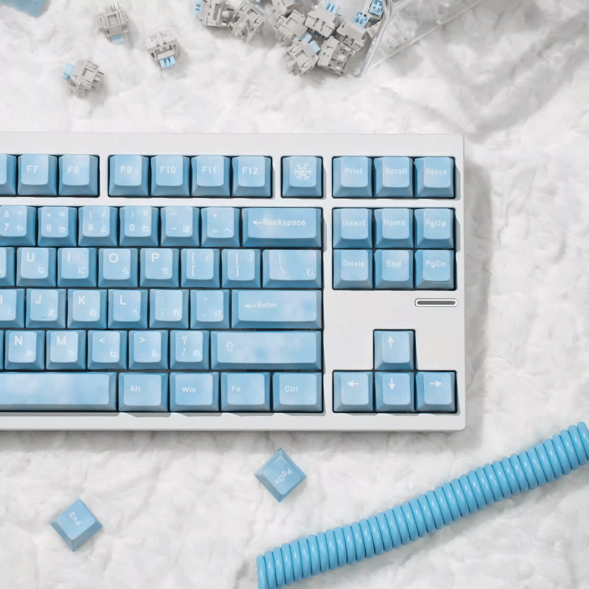 Keycap CMK Zashiki Warashi PBT Dye-sub Cherry Profile