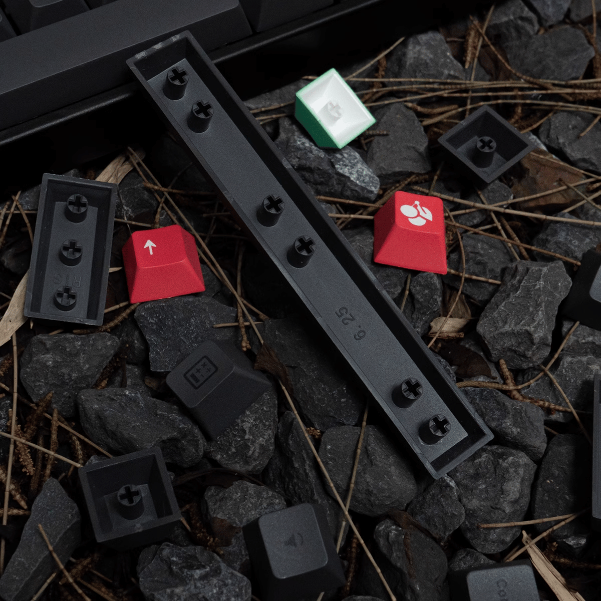Keycap CMK PBT Black On Gray