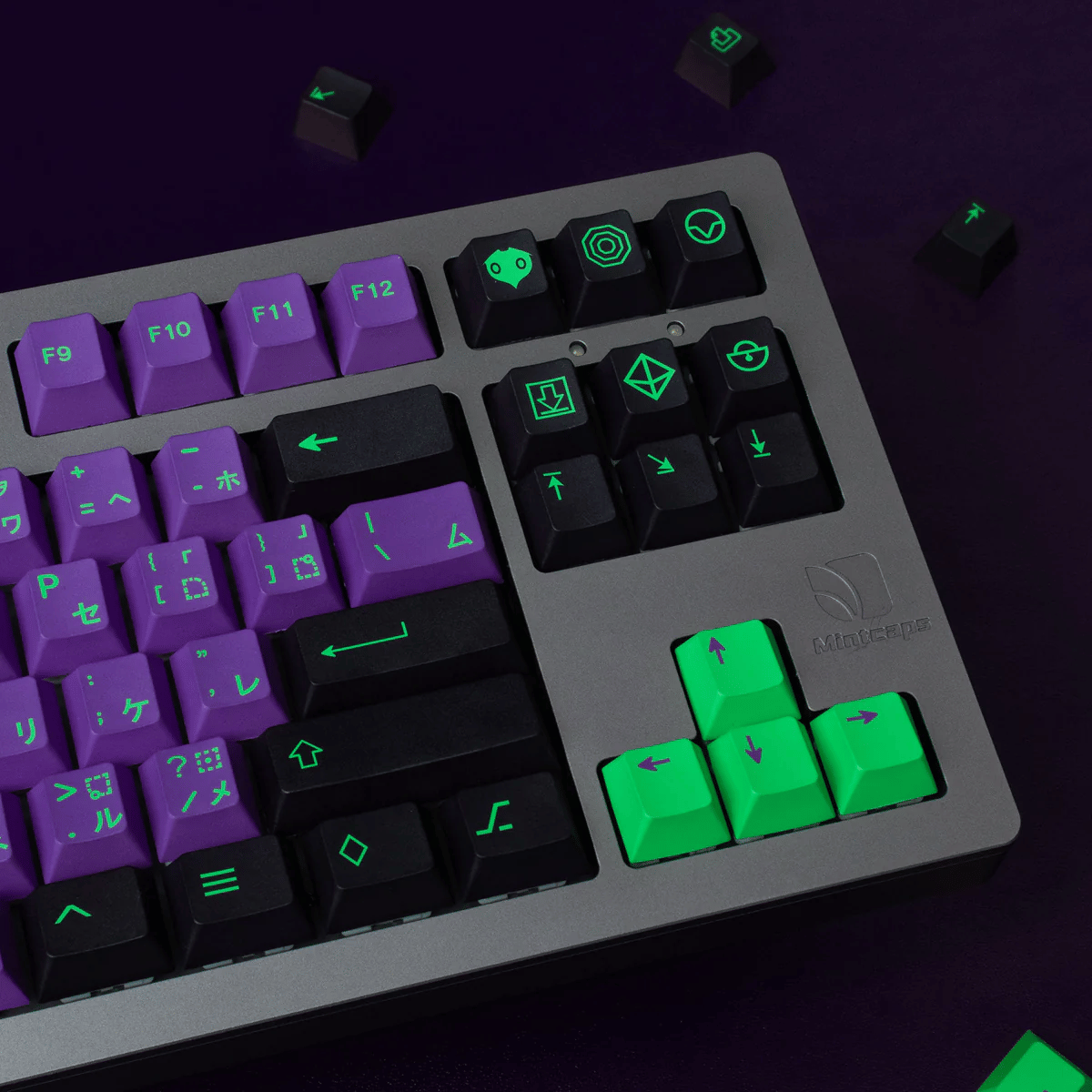 Keycap CMK PBT Eva Mecha-01 PBT Dye-sub Cherry Profile