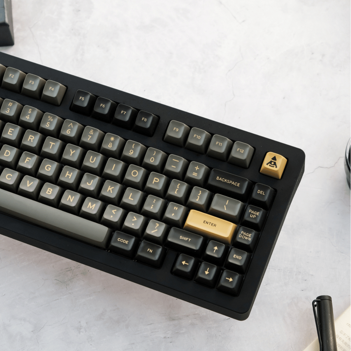 Keycap Aifei ABS Yellow Screen ABS Double-shot SA Profile