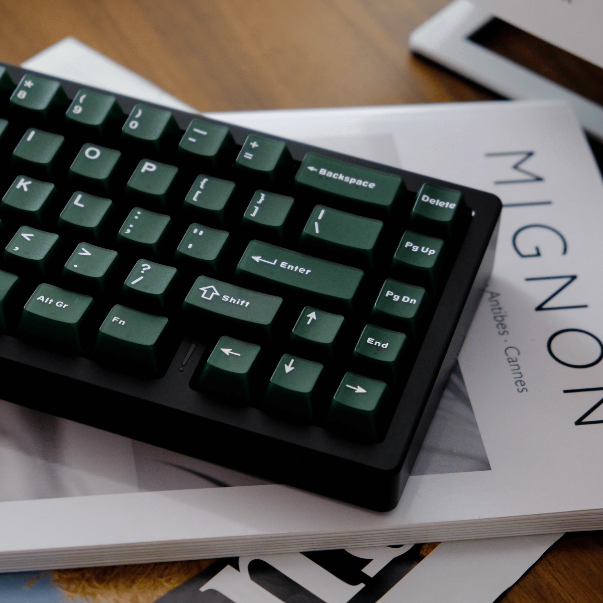 Keycap Aifei ABS Semi-transparent Emerald ABS Double-shot Cherry Profile