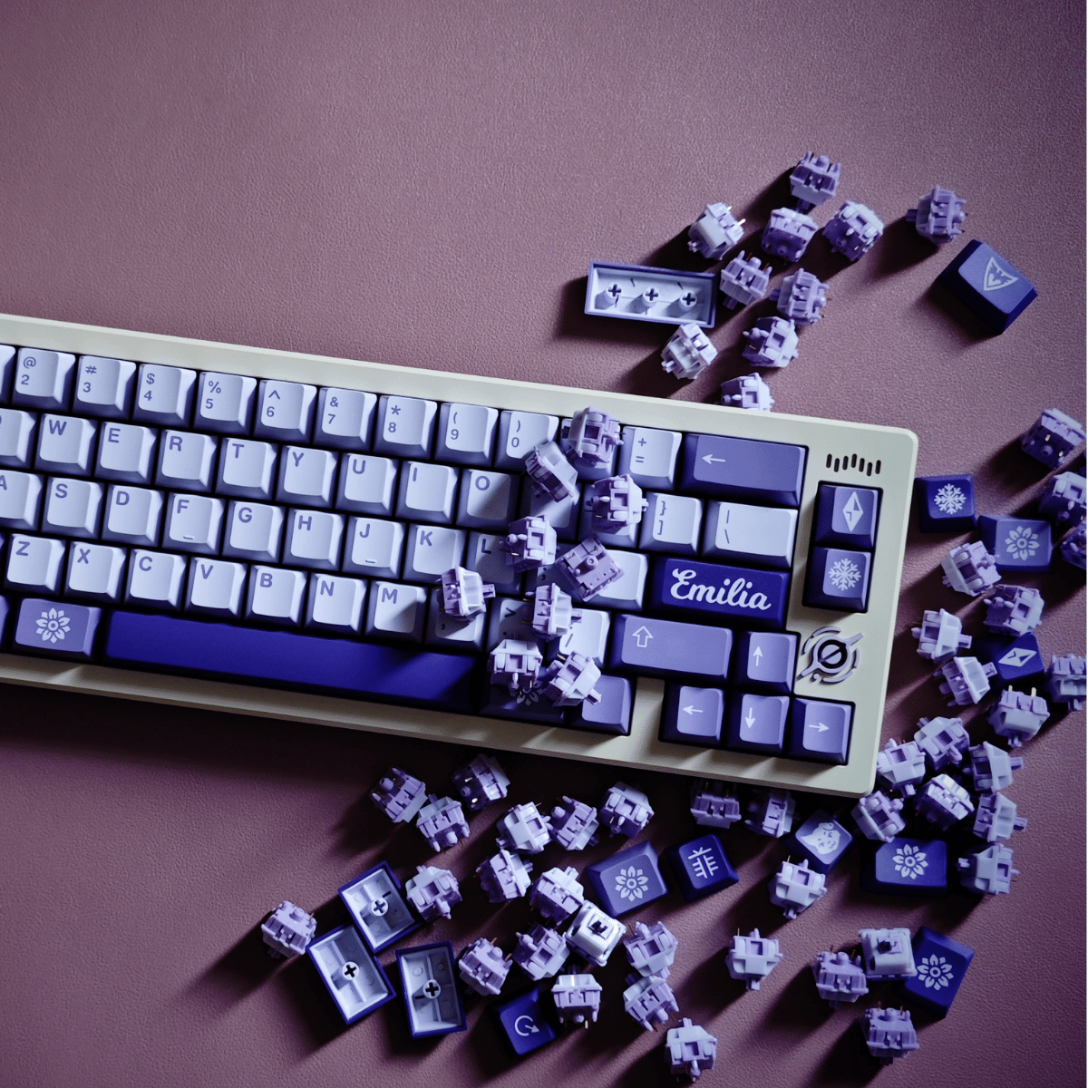 Keycap Aifei ABS Frost Witch ABS Double-shot Cherry Profile