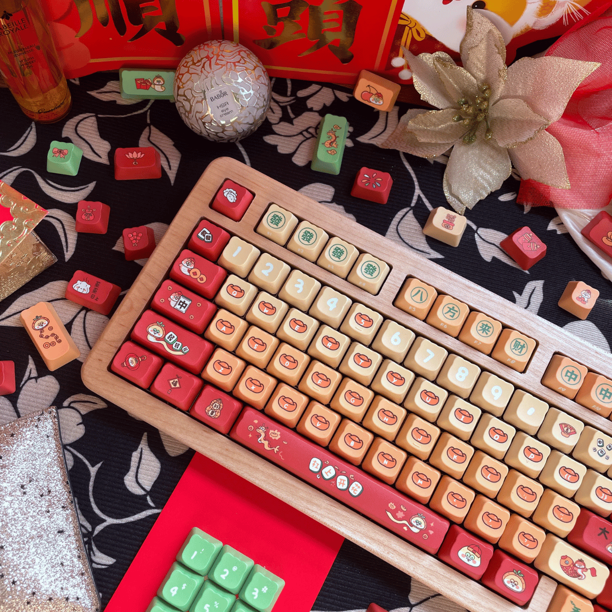 Keycap NDN Lucky Snake PBT Dye-sub PDA Profile