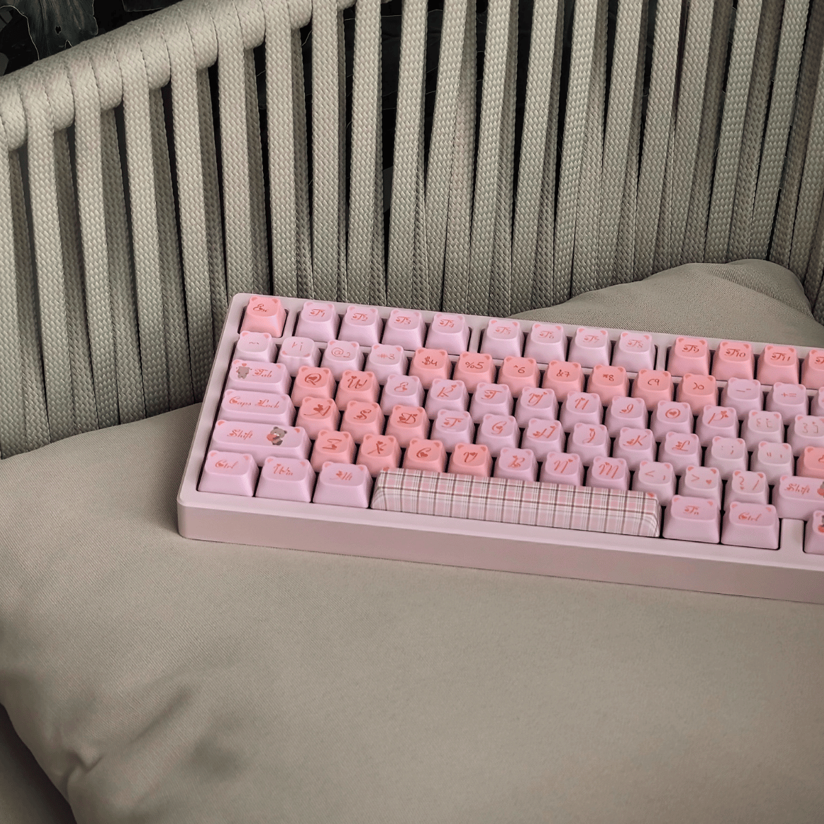 Keycap NDN Cute Bear PBT Dye-sub PDA Profile