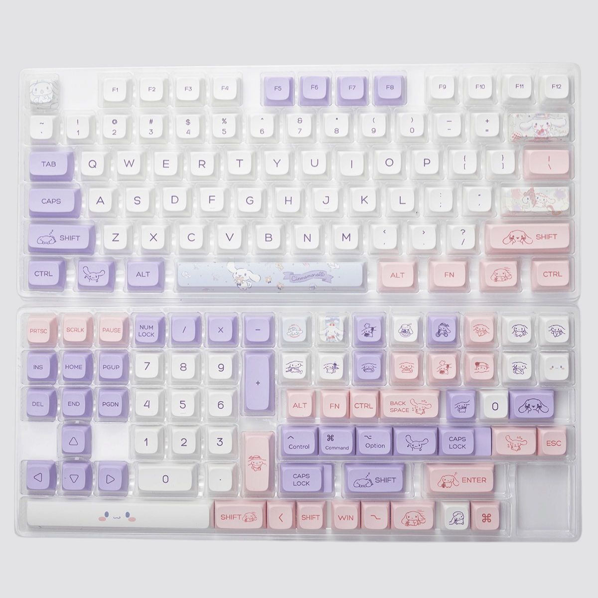 Keycap XDA PBT Cinnamon Dog Rainbow
