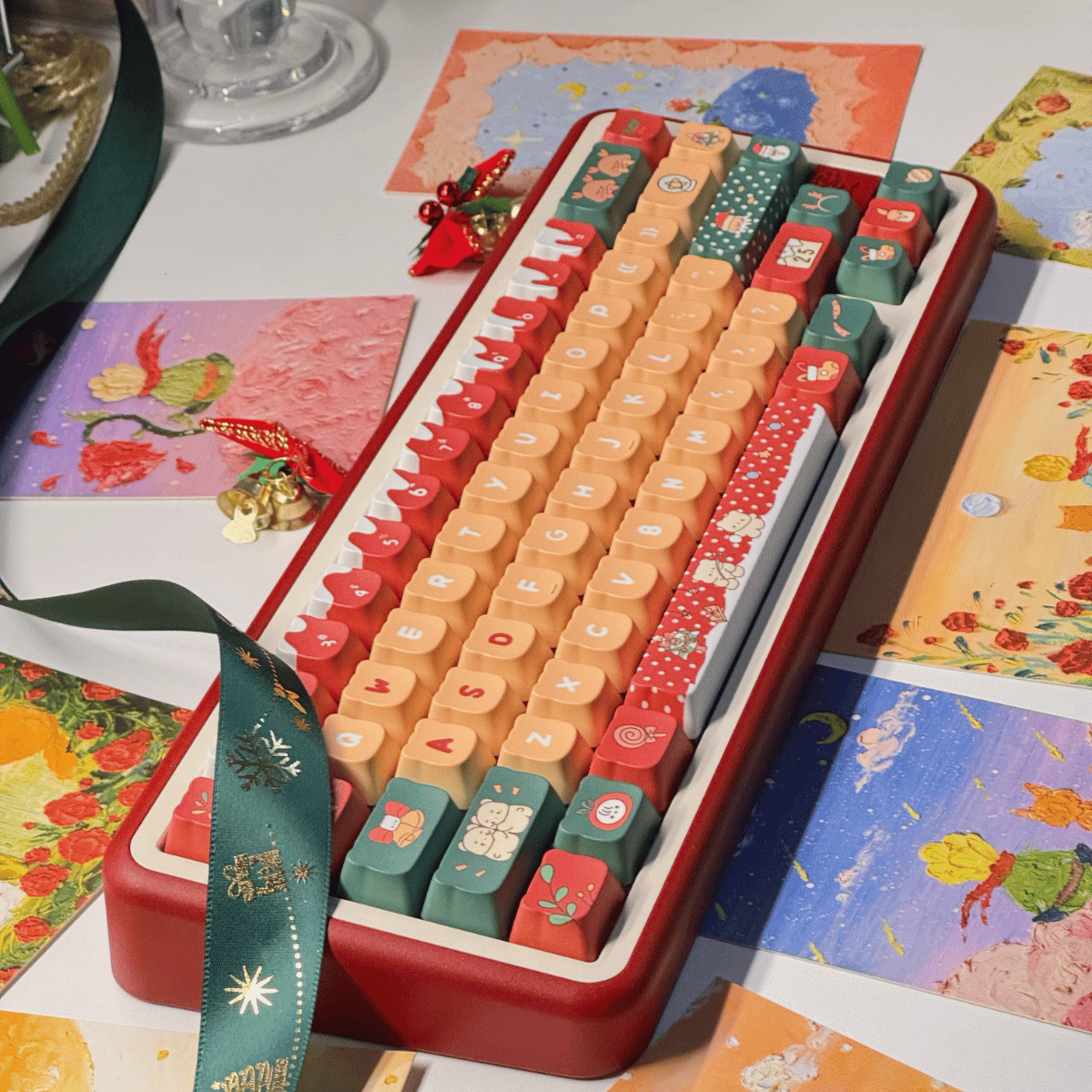 Keycap NDN Christmas Panda PBT Dye-sub PDA Profile