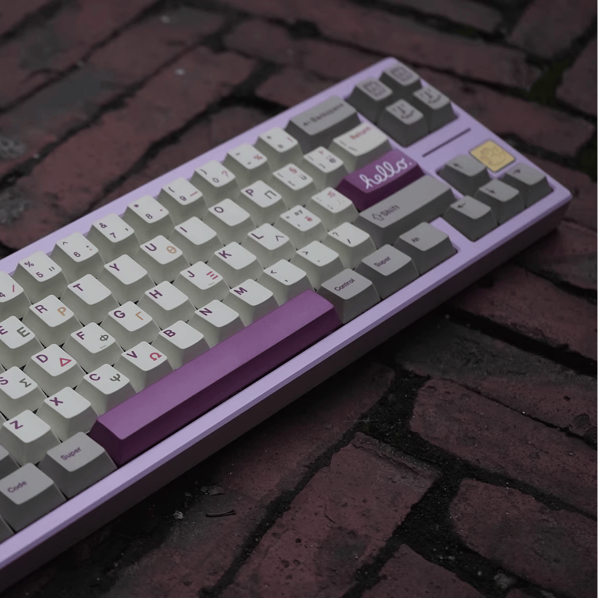 Keycap CMK PBT Purple Geek