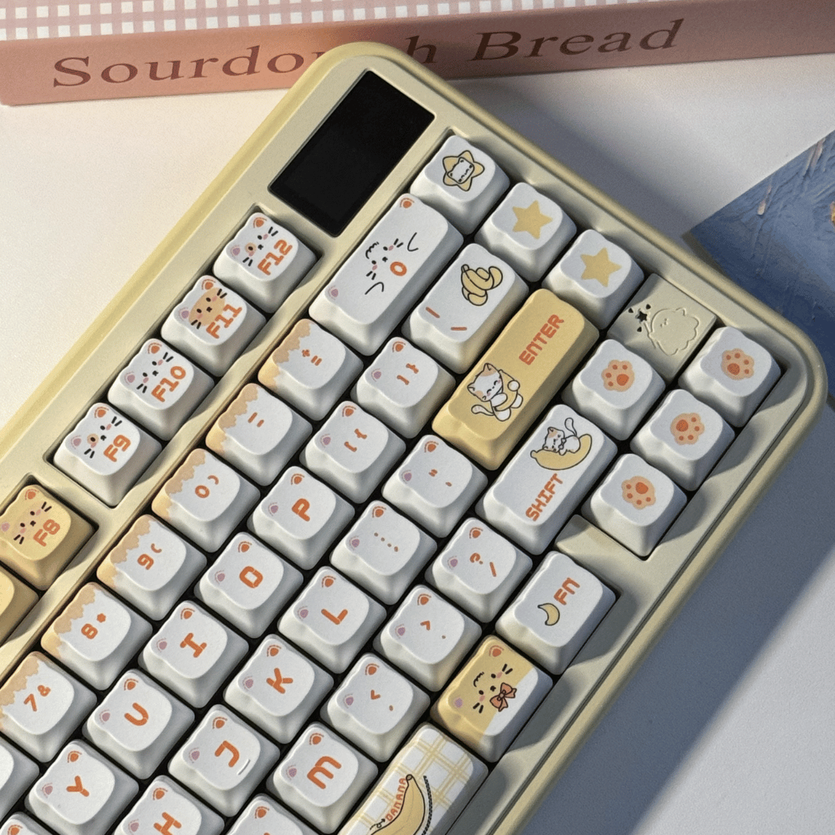Keycap NDN Banana Cat PBT Dye-sub PDA Profile