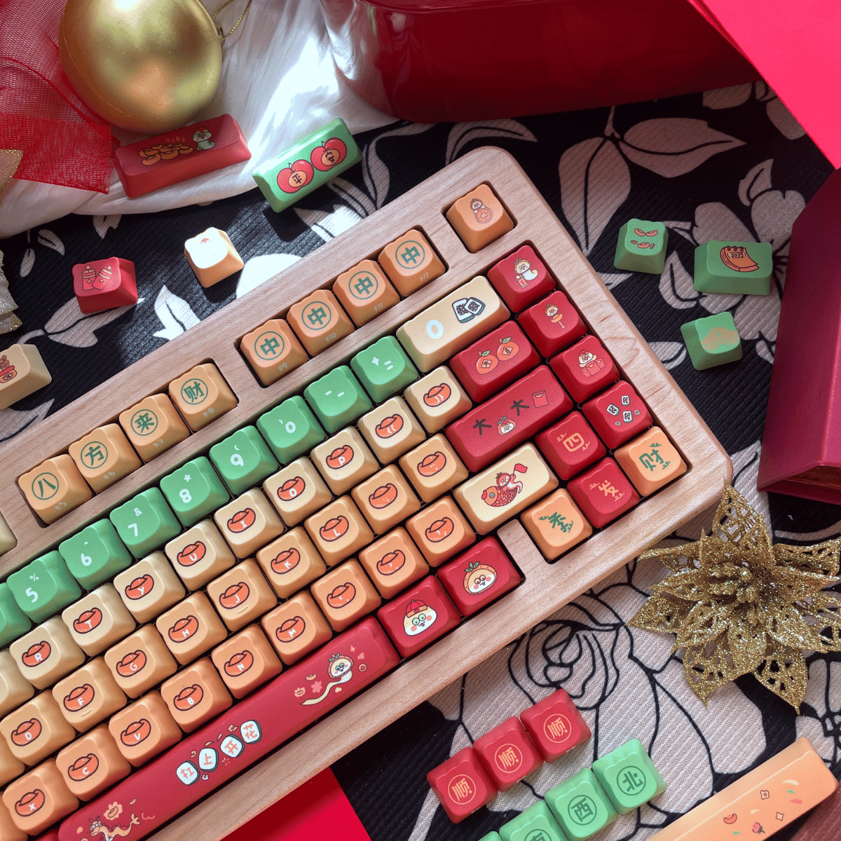 Keycap NDN Lucky Snake PBT Dye-sub PDA Profile