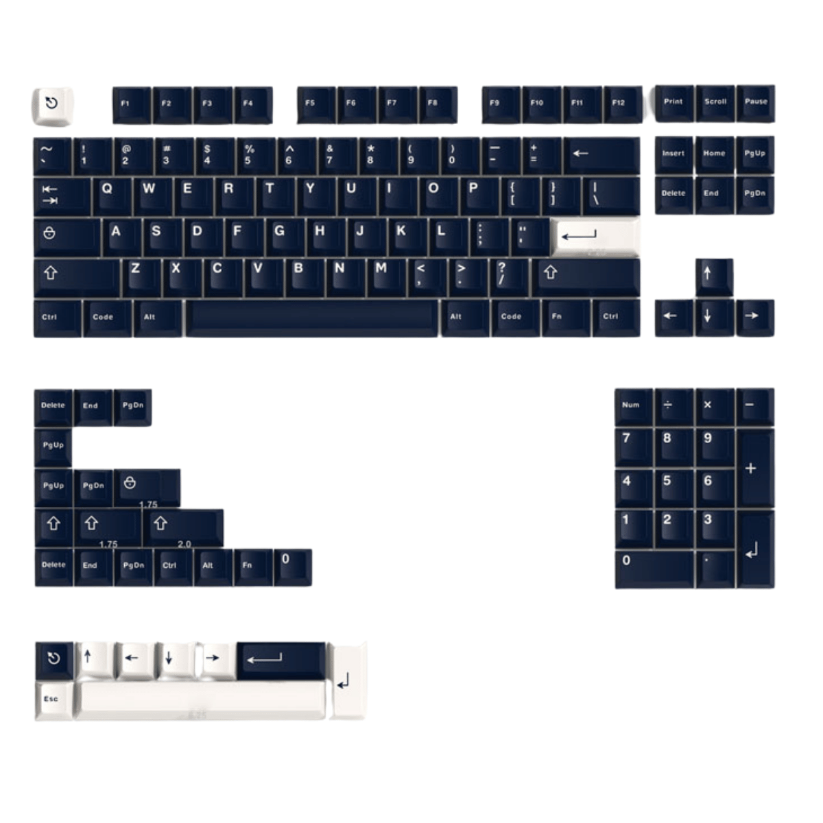 Keycap CMK ABS Deep Navy
