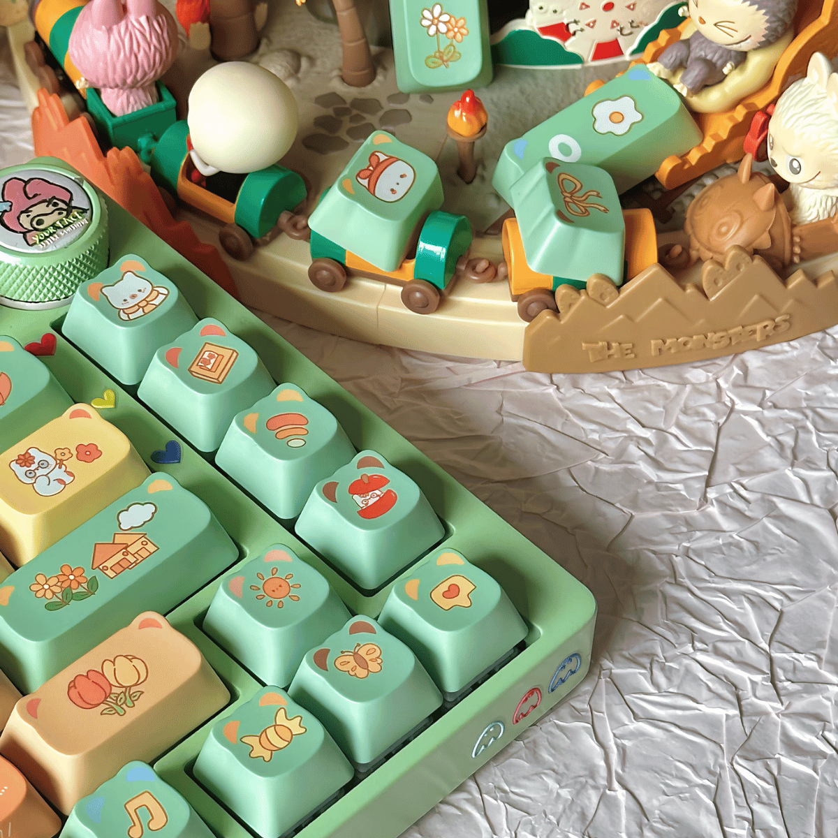 Keycap NDN Citrus Bear PBT Dye-sub PDA Profile